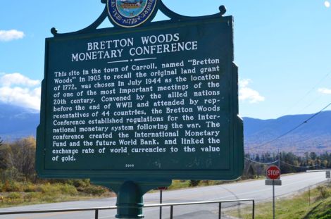 Bretton Woods signpost