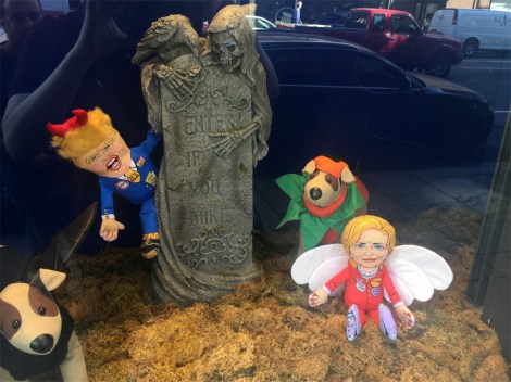 Trump devil Clinton angel